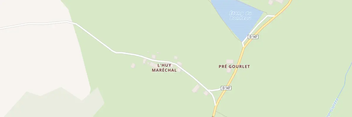 Plan du 174 L’Huy Marechal à Pouques-Lormes