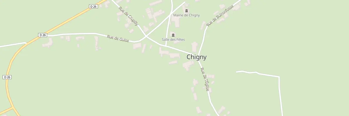 Plan du 2 Rue de l’Eglise à Chigny