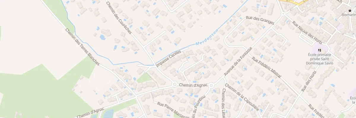 Plan du 5399 Chemin de Cournon à Fabrègues