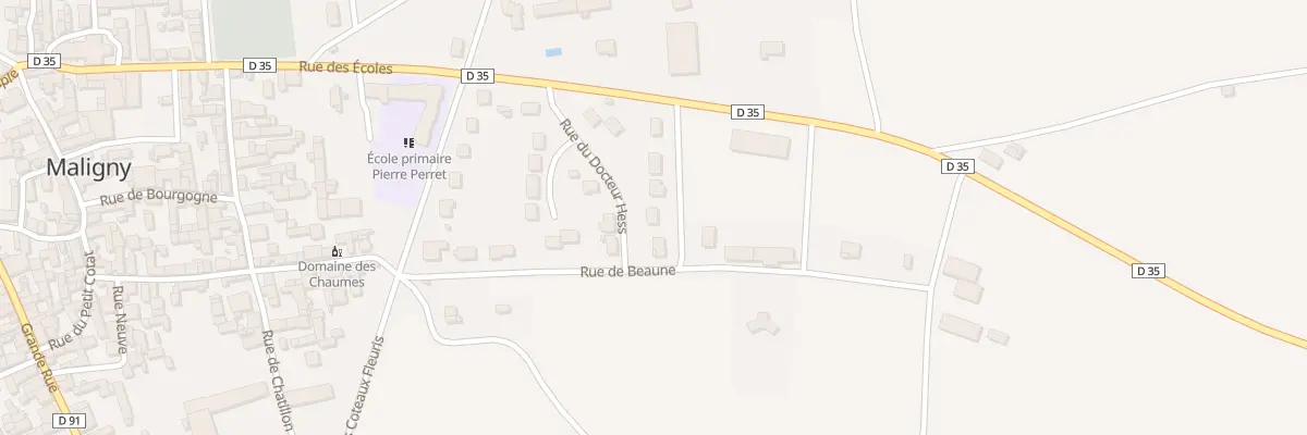 Plan du 12 Rue du Doc Hess à Maligny
