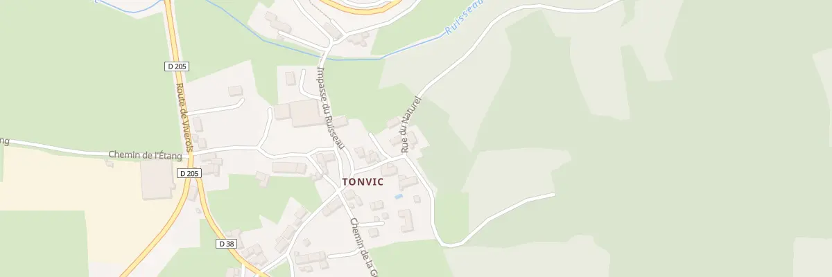 Plan du 5033 Tonvic à Chaumont-le-Bourg