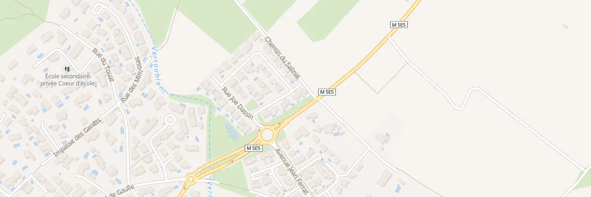 Plan du 12 Rue Claude François à Pignan