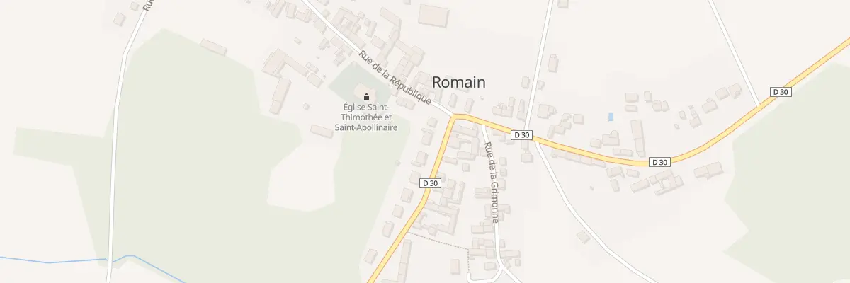 Plan du 4 Rue Gustave Caron à Romain