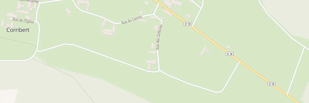 Plan du 9001 Rue des Orfevres à Corribert