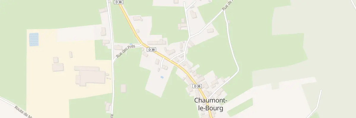 Plan du 5096 Le Bourg à Chaumont-le-Bourg