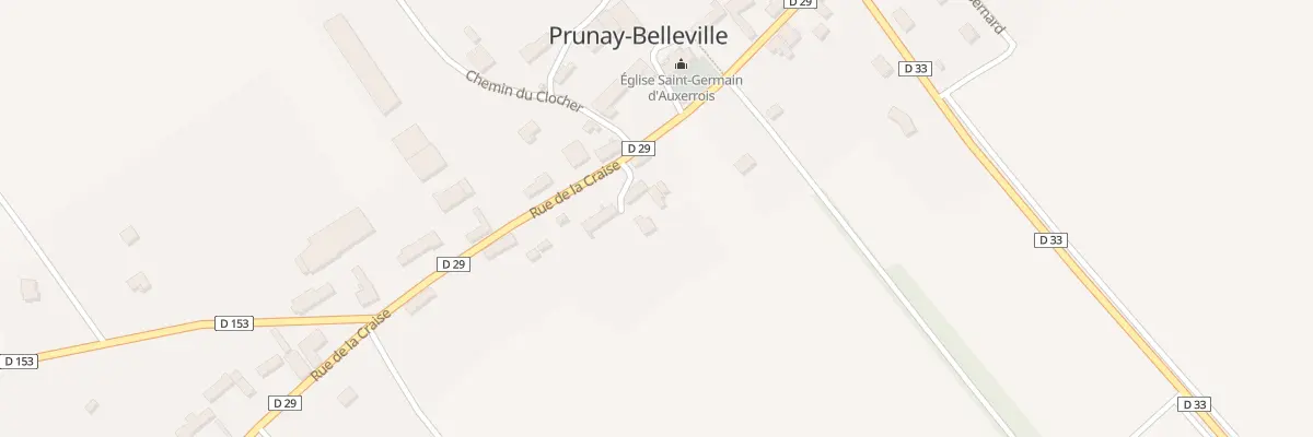 Plan du 1 Imp des Bonnetiers à Prunay-Belleville