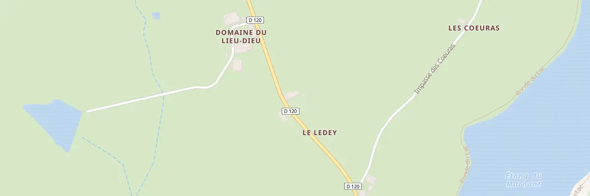 Plan du 30 Rte du Ledey à La Nocle-Maulaix