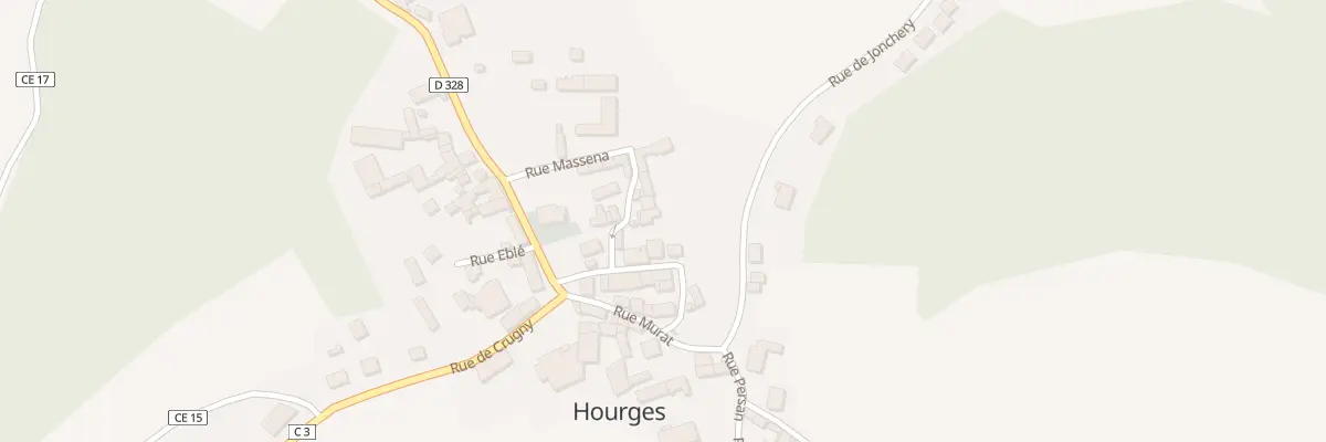 Plan du 2 Rue Hoche à Hourges