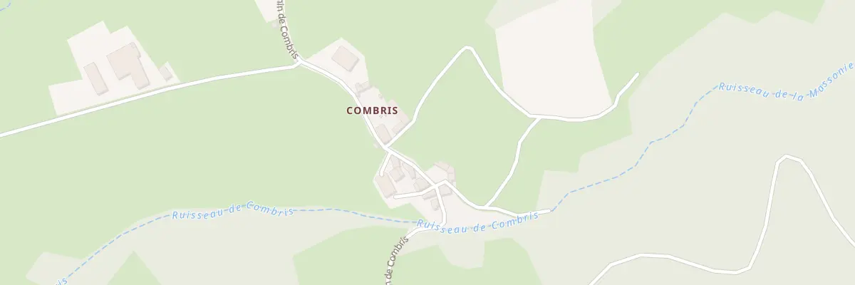 Plan du 1051 Che de Combris à Ambert