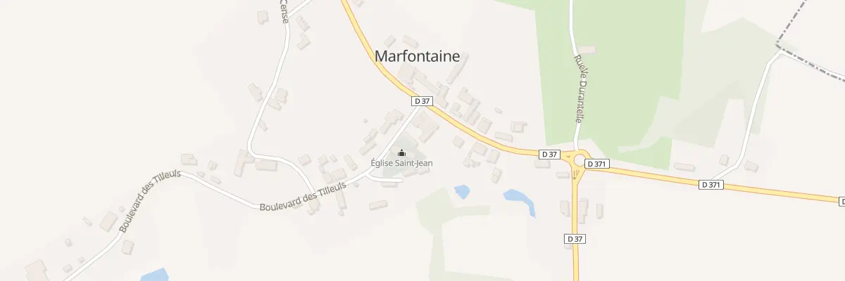 Plan du 1 Bd des Tilleuls à Marfontaine