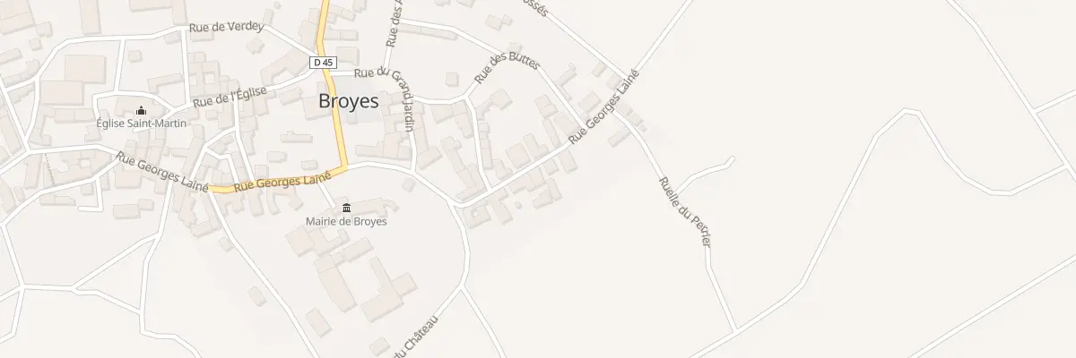 Plan du 32 Rue Georges Laine à Broyes