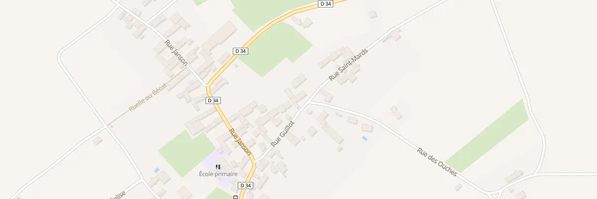 Plan du 9 Rue Guillot à Sormery