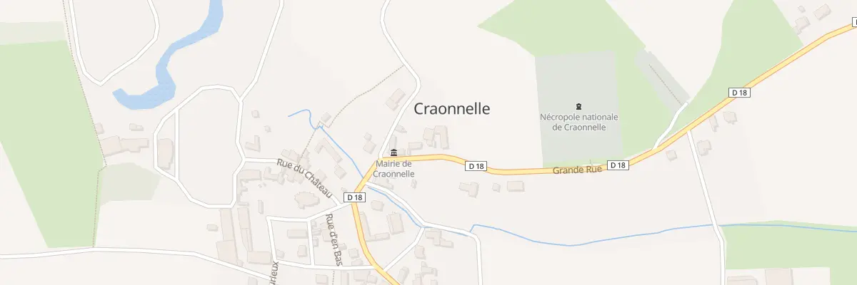 Plan du 6 Gr Grande Rue à Craonnelle