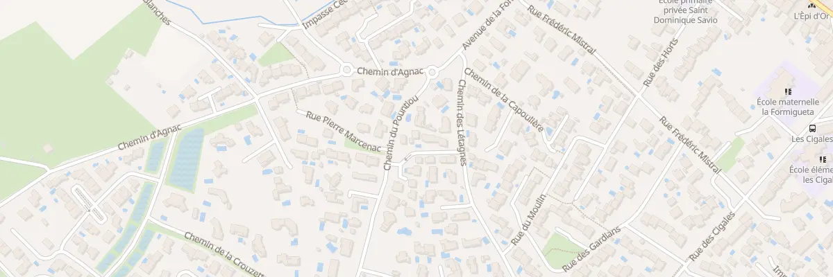 Plan du 4 Rue Claudie Haignere à Fabrègues