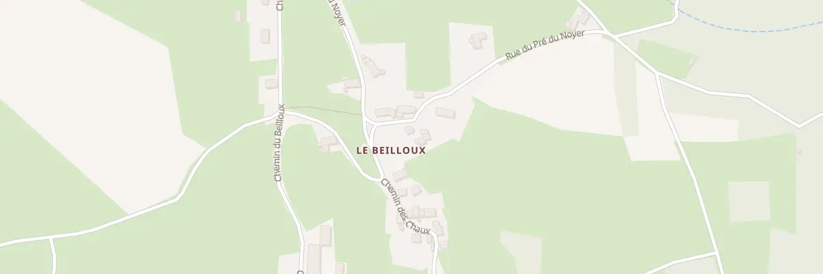 Plan du 5154 Le Beilloux à Beurières