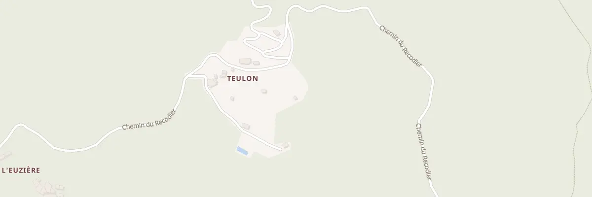 Plan du 6013 Teulon à Saint-Roman-de-Codières