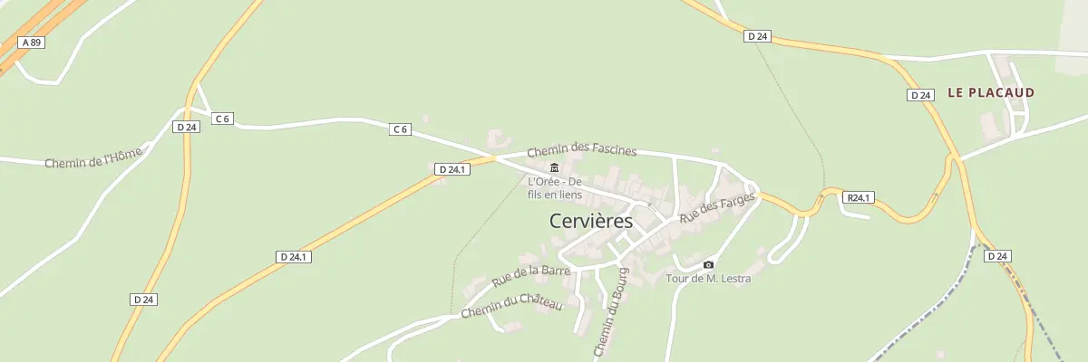 Plan du 13 Rue du Puy Magnol à Cervières