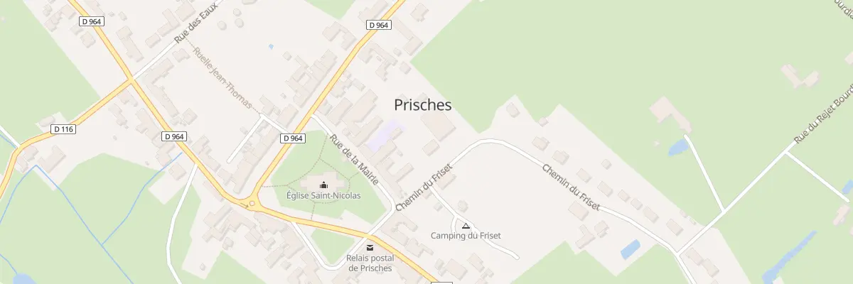 Plan du 51 Che du Friset à Prisches