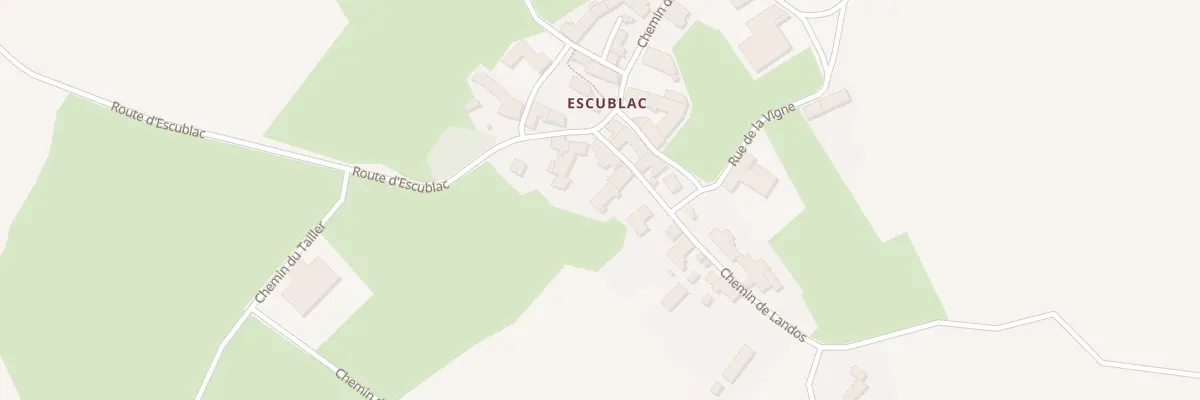 Plan du 5151 Escublac à Saint-Haon