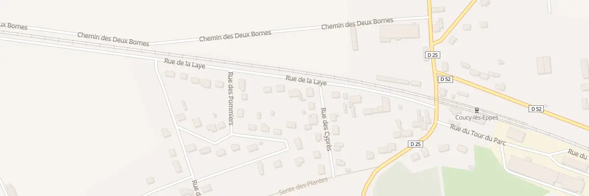Plan du 227 Rue de la Laye à Coucy-lès-Eppes