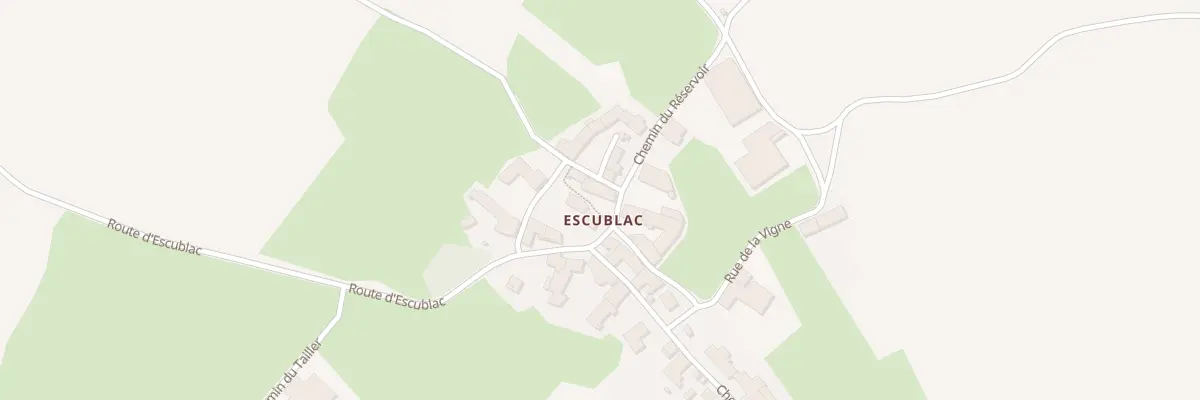 Plan du 5142 Escublac à Saint-Haon