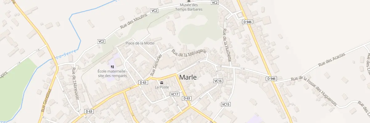 Plan du 7 Rue Notre-Dame à Marle