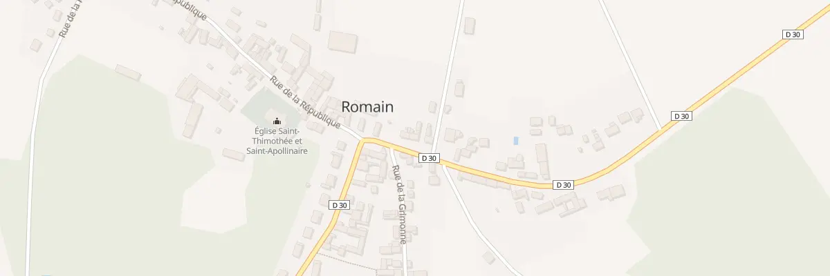 Plan du 7 Rte de Ventelay à Romain
