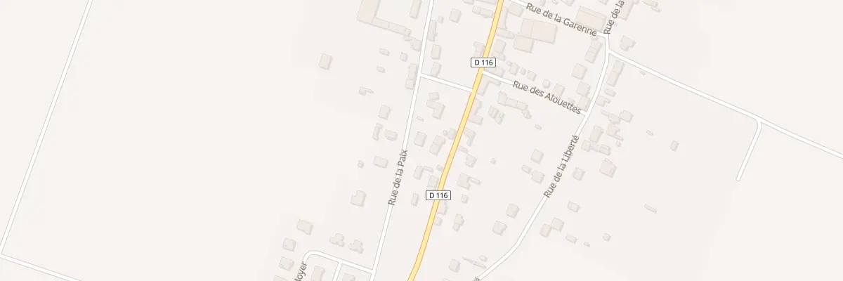 Plan du 6 Rue de la Paix à Origny-le-Sec