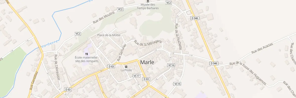 Plan du 11 Rue Notre-Dame à Marle