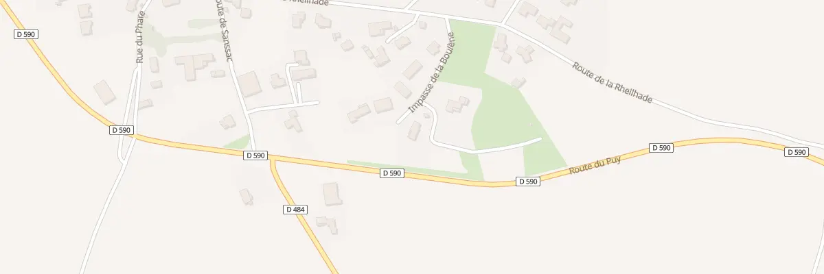 Plan du 5 Imp de la Boulene à Chaspuzac