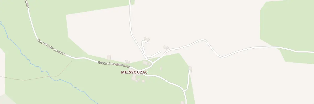 Plan du 4159 Meissouzac à Chaudeyrac
