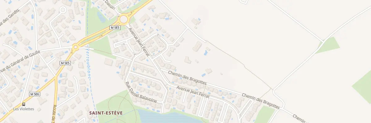 Plan du 5210 Bragotes à Pignan