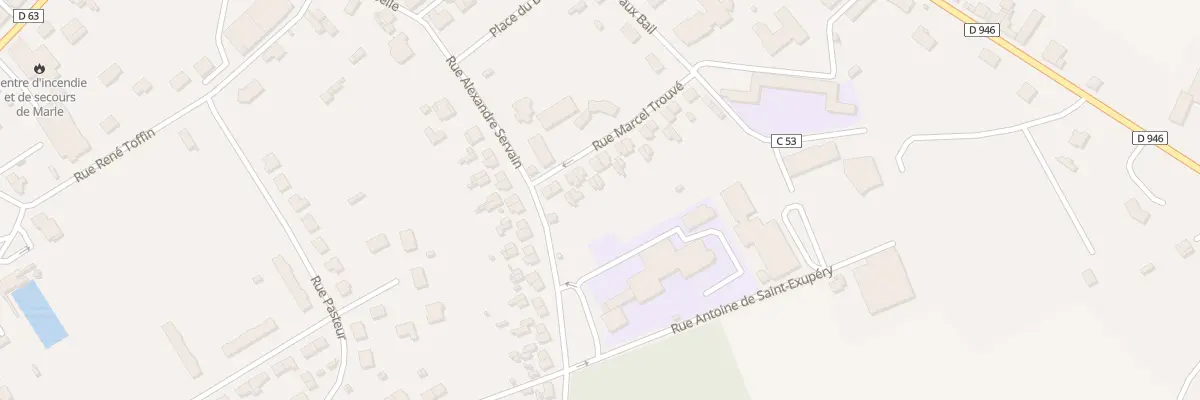 Plan du 19 Rue Marcel Trouvé à Marle