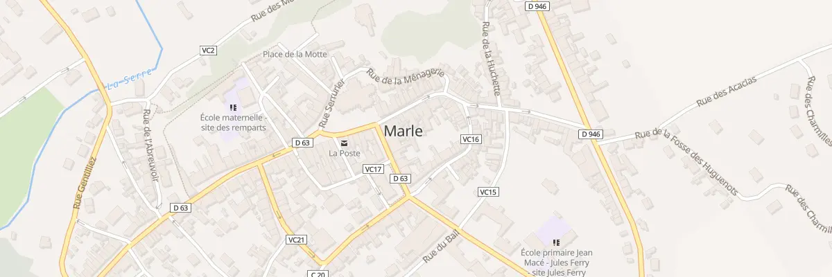 Plan du 6 Rue Notre-Dame à Marle