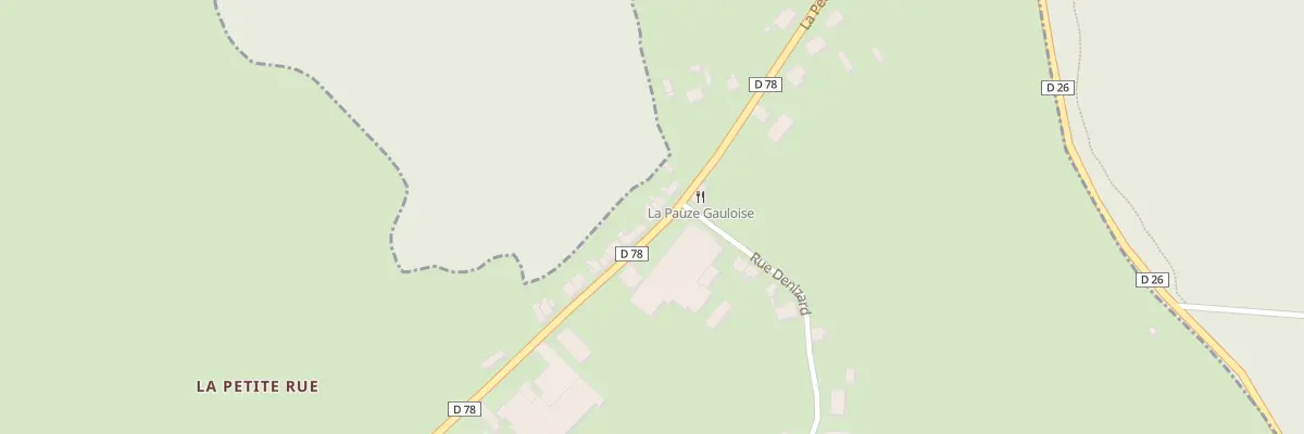 Plan du 27 La Petite Rue à Esquéhéries