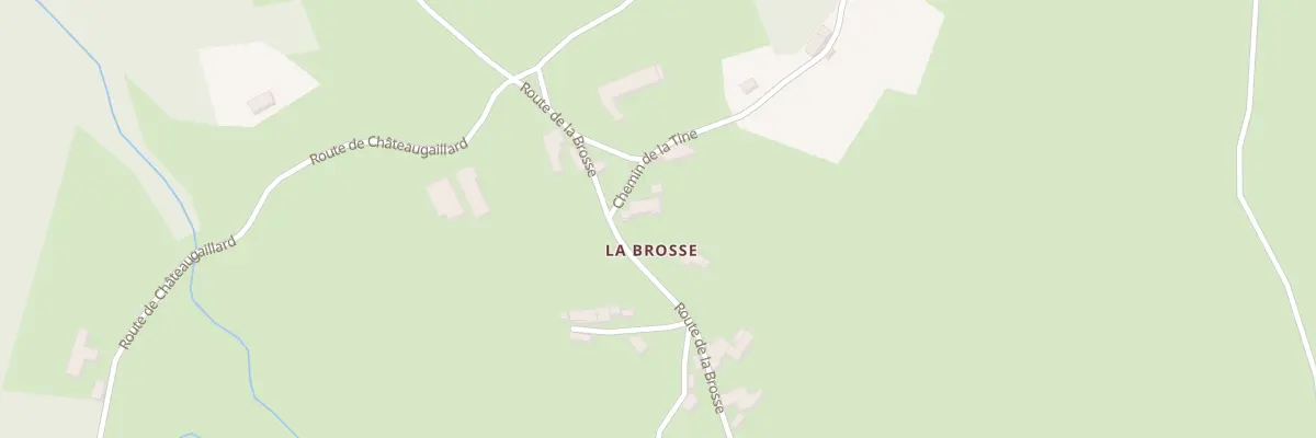 Plan du 548 Rte de la Brosse à Chausseterre