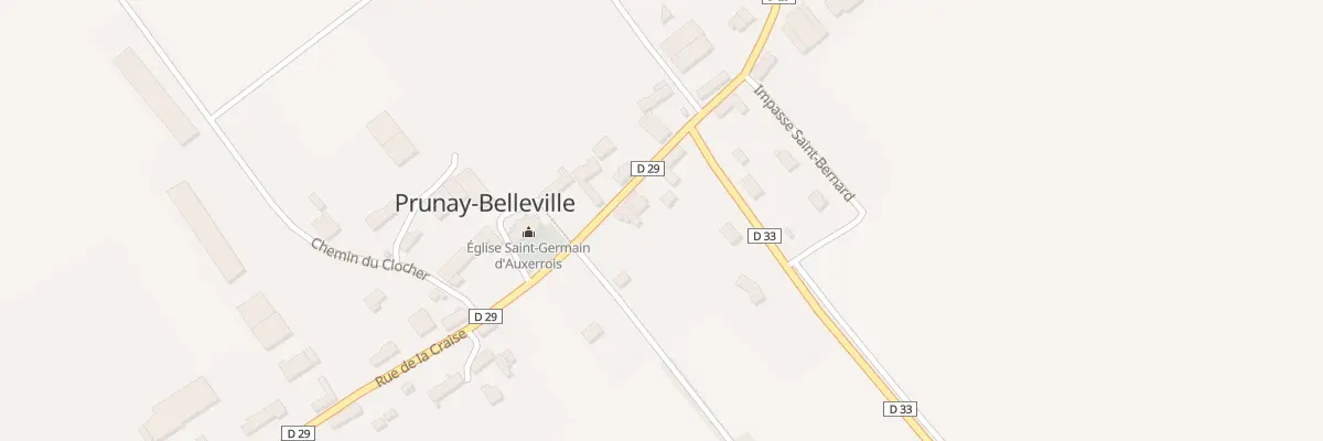 Plan du 13 Rue de la Craise à Prunay-Belleville