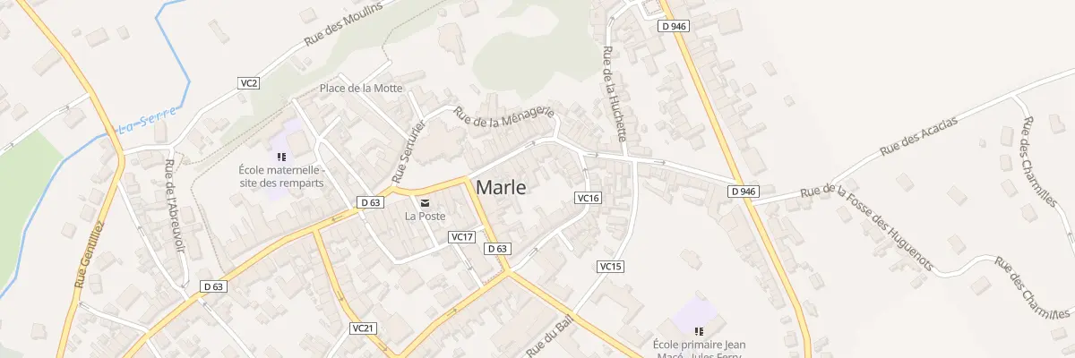 Plan du 12 Rue Notre-Dame à Marle