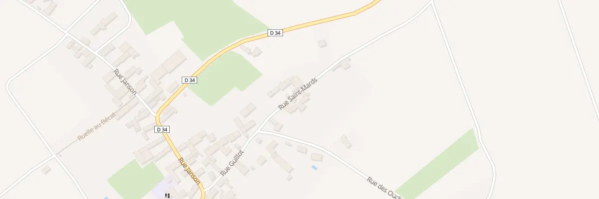 Plan du 8 Rue Saint Mards à Sormery