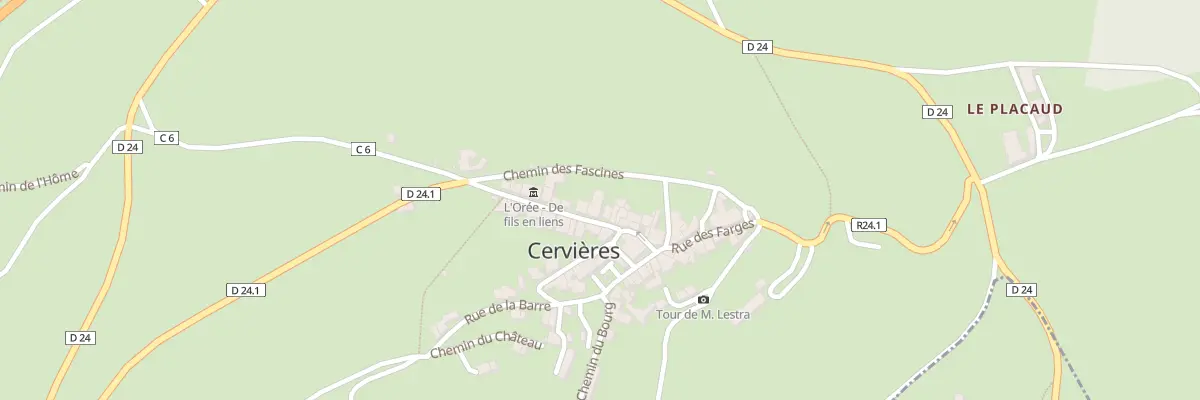 Plan du 18 Rue du Puy Magnol à Cervières