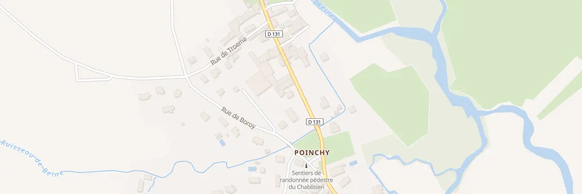 Plan du 25B Rue de Poinchy à Chablis