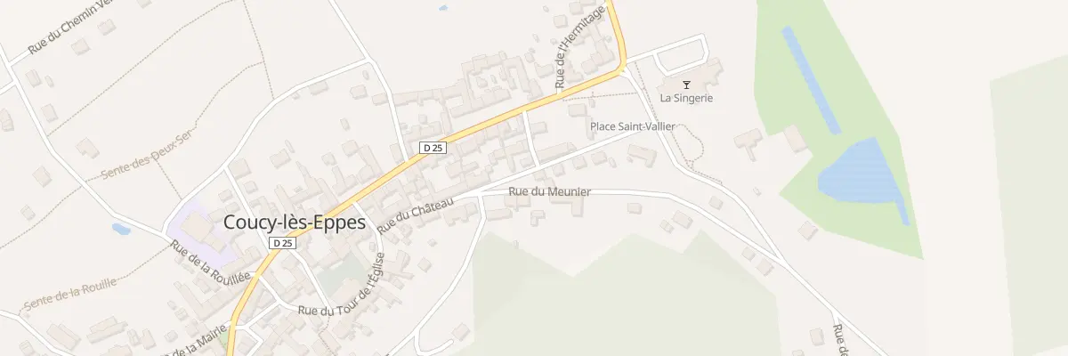 Plan du 154 Rue du Château à Coucy-lès-Eppes