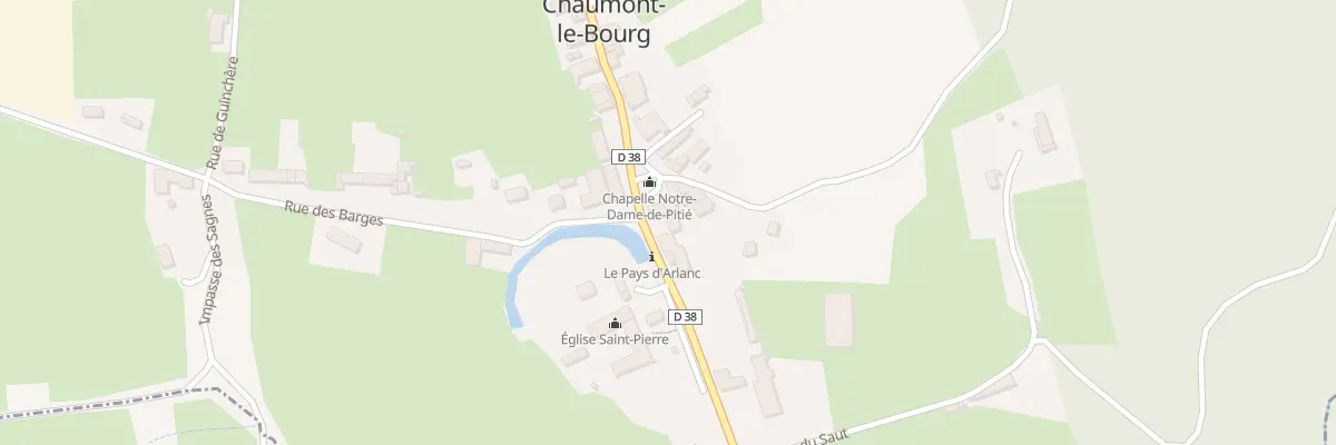 Plan du 5112 Le Bourg à Chaumont-le-Bourg