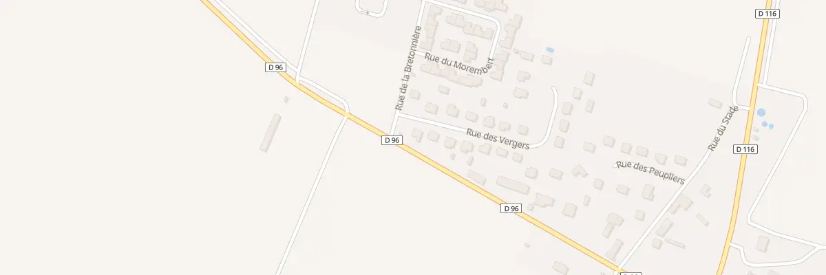 Plan du 2 Rue de la Bretonnière à Origny-le-Sec