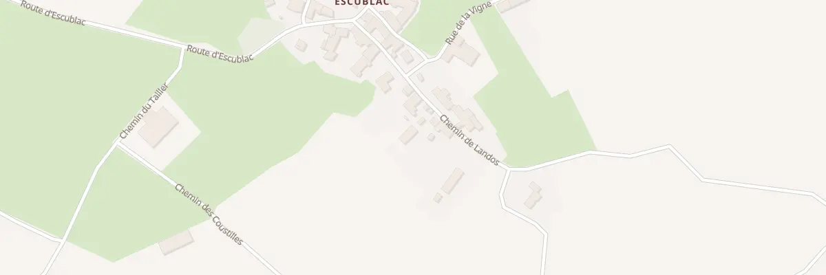Plan du 5154 Escublac à Saint-Haon