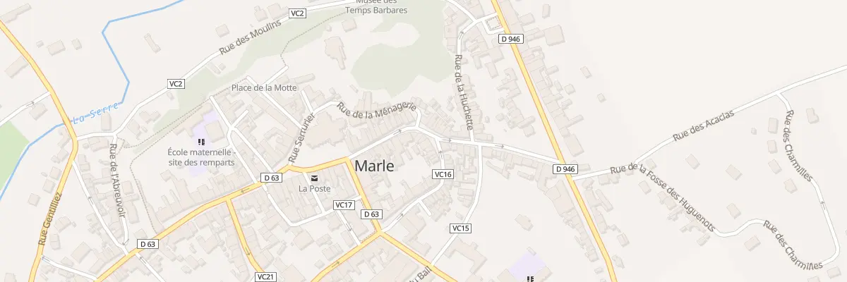 Plan du 20 Rue Notre-Dame à Marle