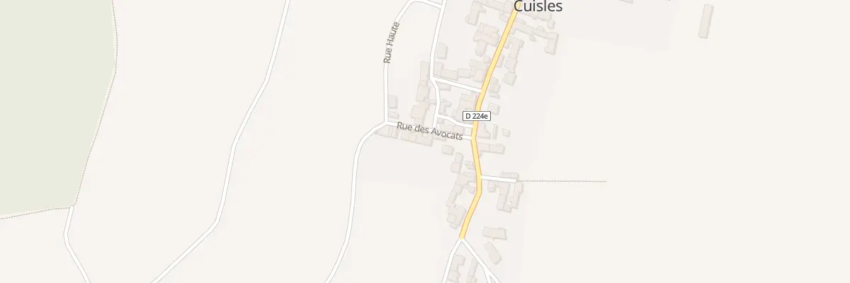 Plan du 3 Rue des Avocats à Cuisles