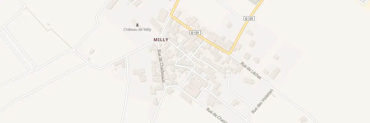 Plan du 8 Rue du Milieu à Chablis