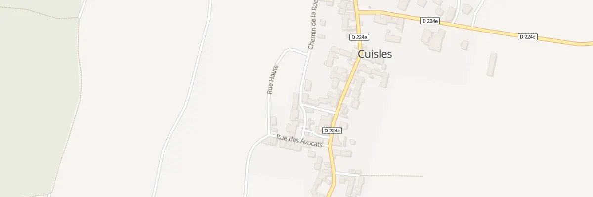 Plan du 5 Rue de la Raboterie à Cuisles