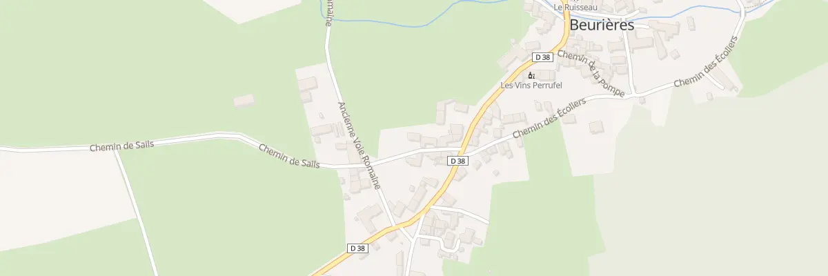 Plan du 5020 Le Bourg à Beurières